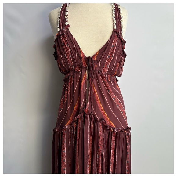 NWT Anthropologie V-Neck Maxi Sun Dress - Picture 14 of 17